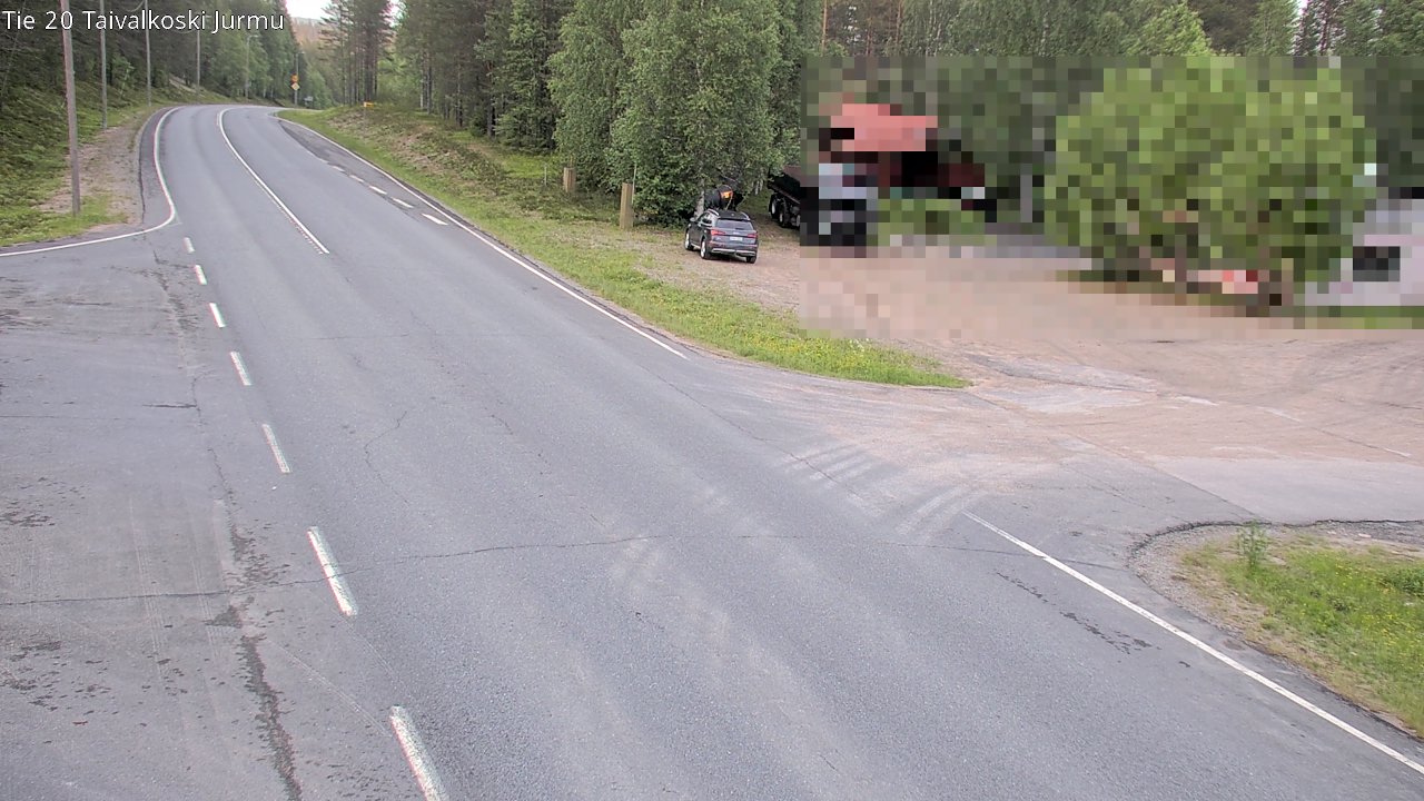 Kelikamerat Kuva Tie 20 Taivalkoski, Jurmu, Taivalkoski, Pohjois-Pohjanmaa