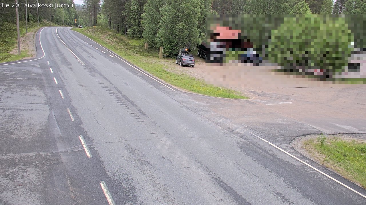 Kelikamerat Kuva Tie 20 Taivalkoski, Jurmu, Taivalkoski, Pohjois-Pohjanmaa