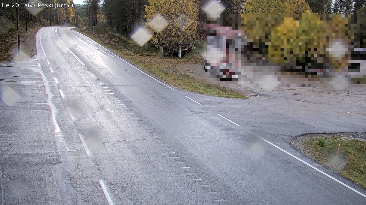 Weather Camera Image Väg 20 Taivalkoski, Jurmu, Taivalkoski, Pohjois-Pohjanmaa