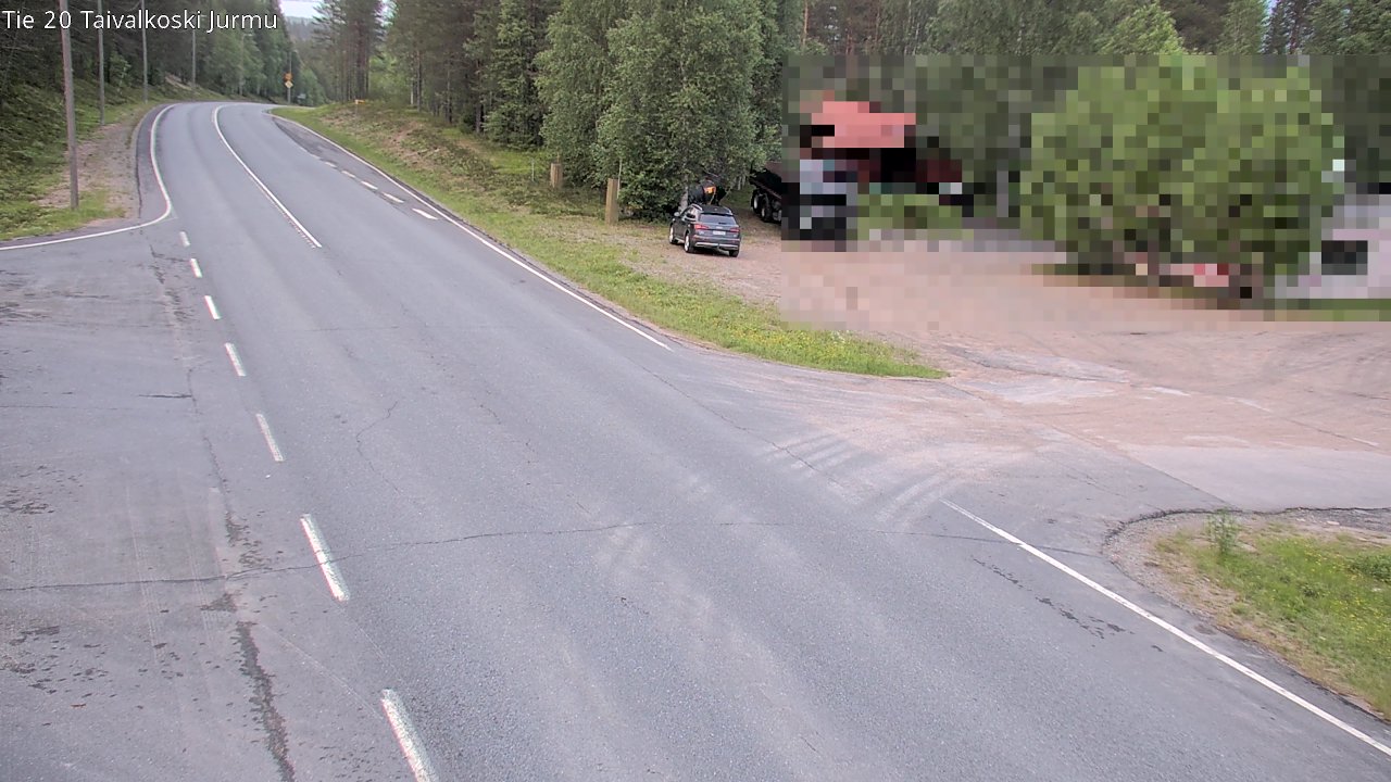 Kelikamerat Kuva Tie 20 Taivalkoski, Jurmu, Taivalkoski, Pohjois-Pohjanmaa