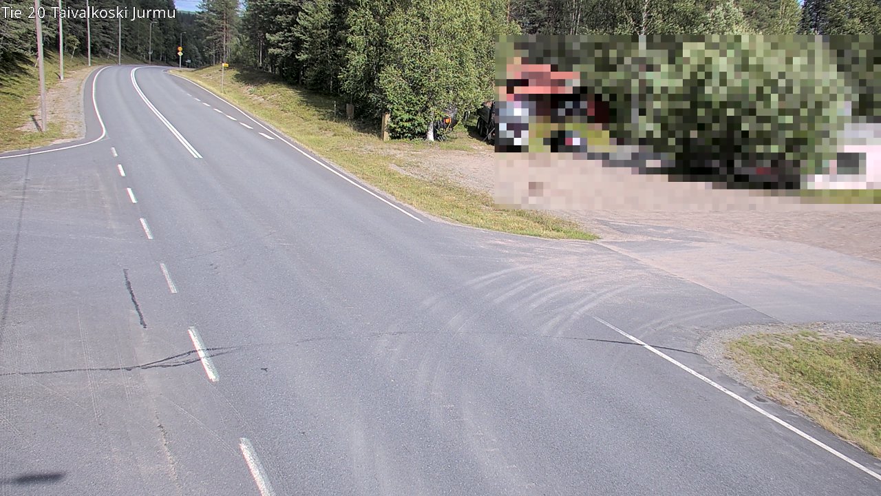 Kelikamerat Kuva Tie 20 Taivalkoski, Jurmu, Taivalkoski, Pohjois-Pohjanmaa
