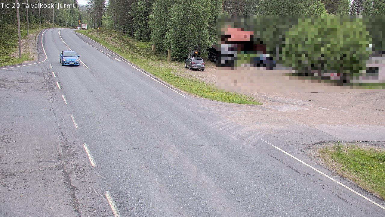 Kelikamerat Kuva Tie 20 Taivalkoski, Jurmu, Taivalkoski, Pohjois-Pohjanmaa