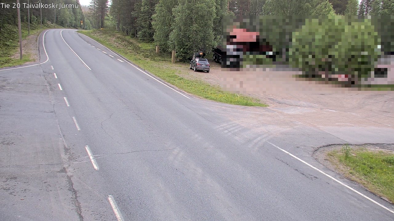 Kelikamerat Kuva Tie 20 Taivalkoski, Jurmu, Taivalkoski, Pohjois-Pohjanmaa
