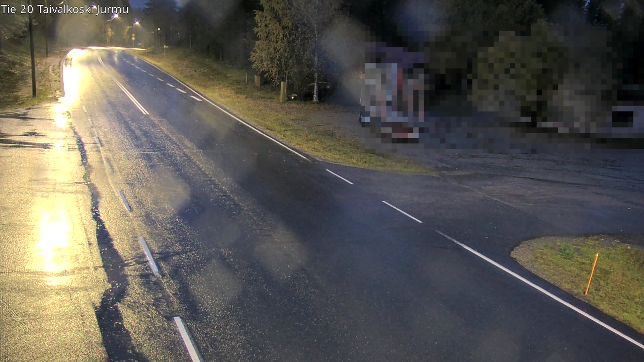 Weather Camera Image Väg 20 Taivalkoski, Jurmu, Taivalkoski, Pohjois-Pohjanmaa