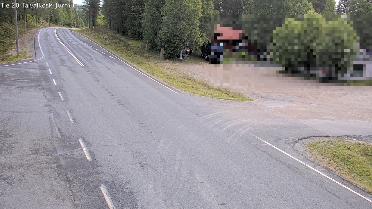 Kelikamerat Kuva Tie 20 Taivalkoski, Jurmu, Taivalkoski, Pohjois-Pohjanmaa