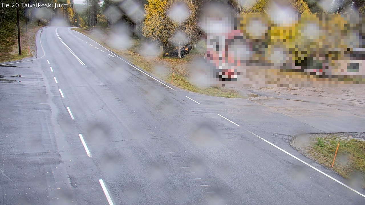 Weather Camera Image Road 20 Taivalkoski, Jurmu, Taivalkoski, Pohjois-Pohjanmaa