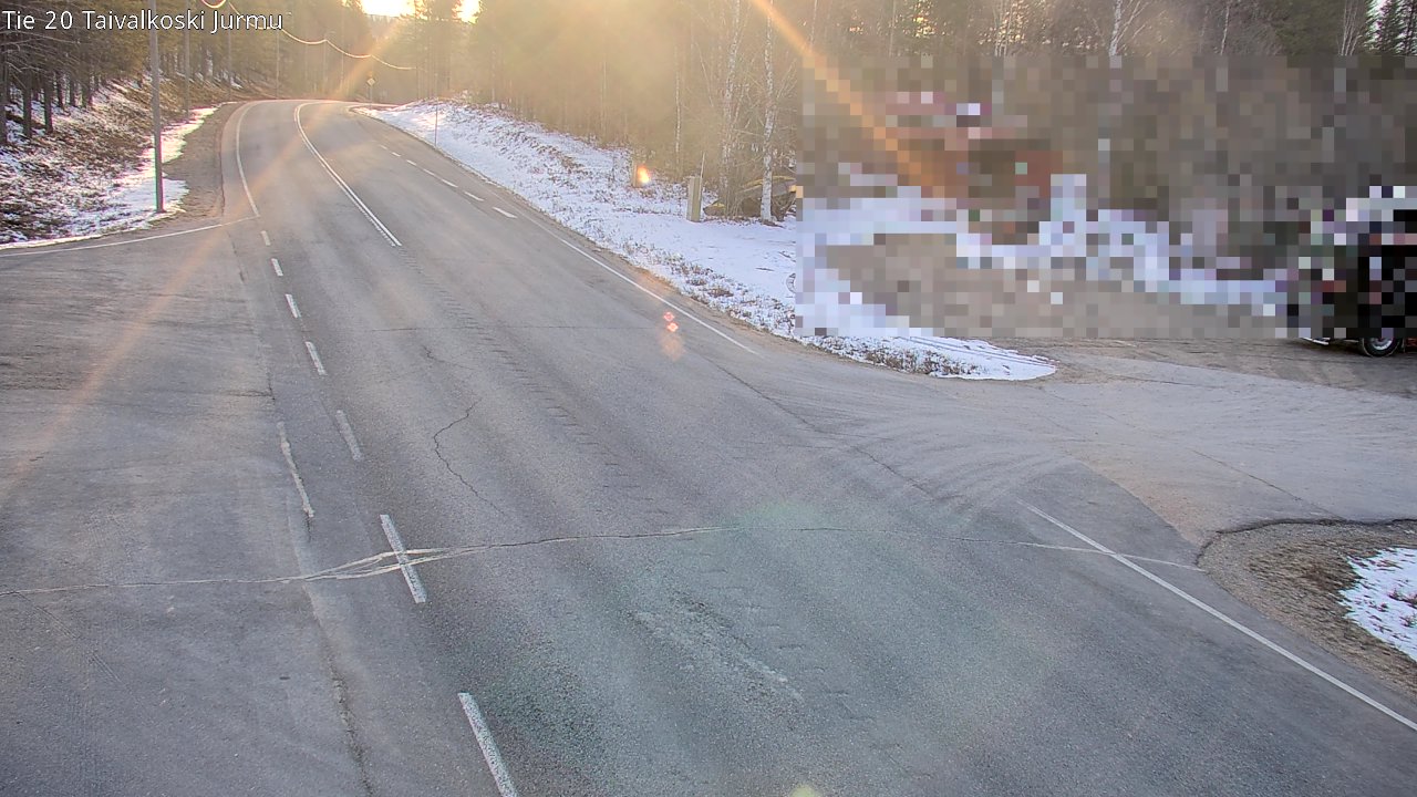 Kelikamerat Kuva Tie 20 Taivalkoski, Jurmu, Taivalkoski, Pohjois-Pohjanmaa