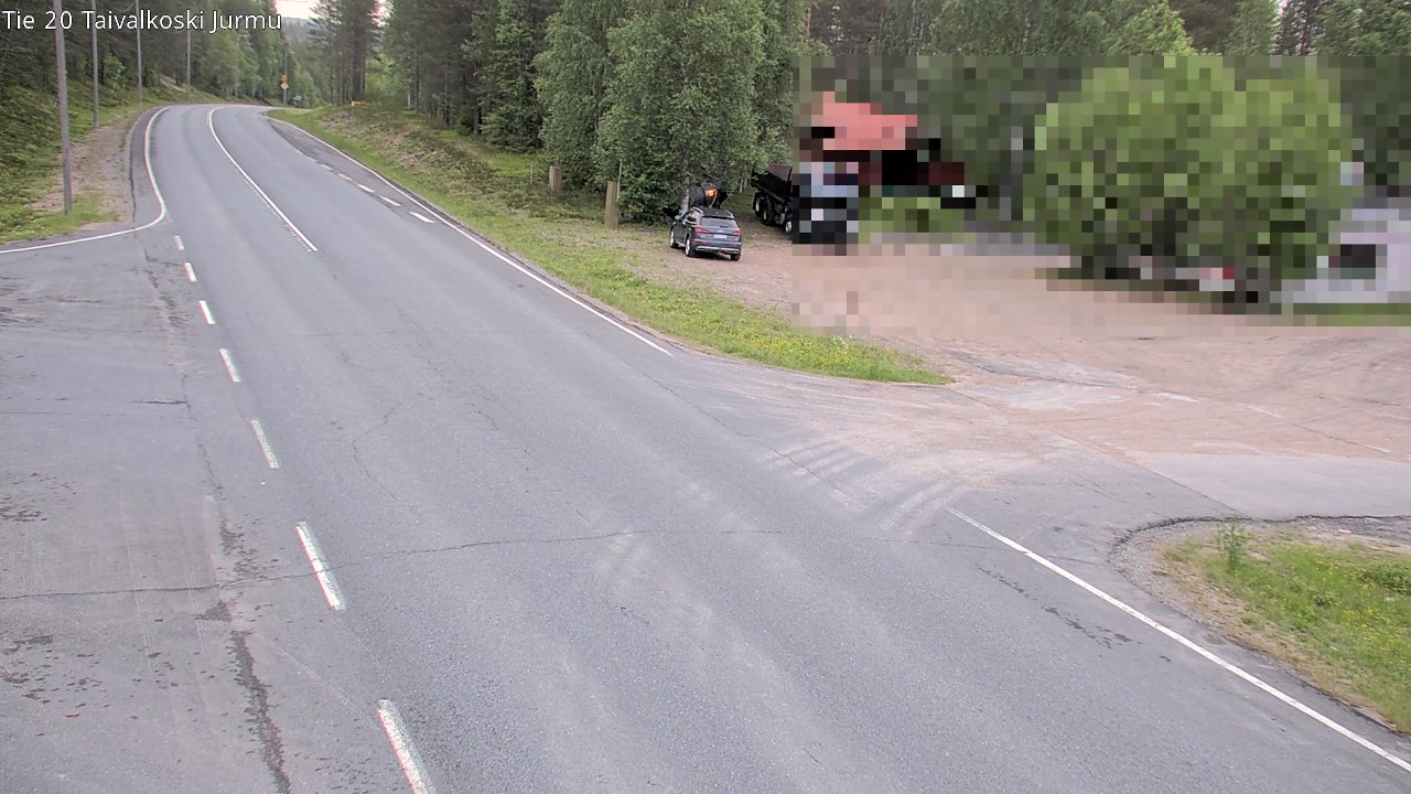 Kelikamerat Kuva Tie 20 Taivalkoski, Jurmu, Taivalkoski, Pohjois-Pohjanmaa