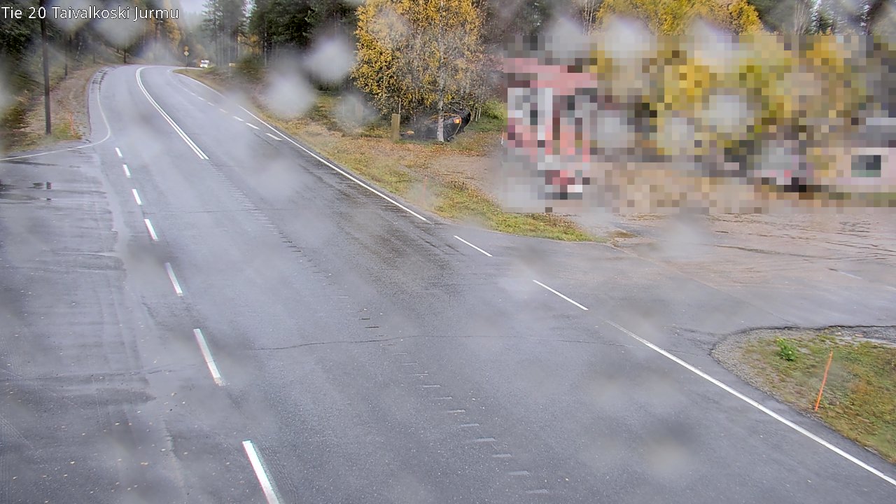 Weather Camera Image Road 20 Taivalkoski, Jurmu, Taivalkoski, Pohjois-Pohjanmaa