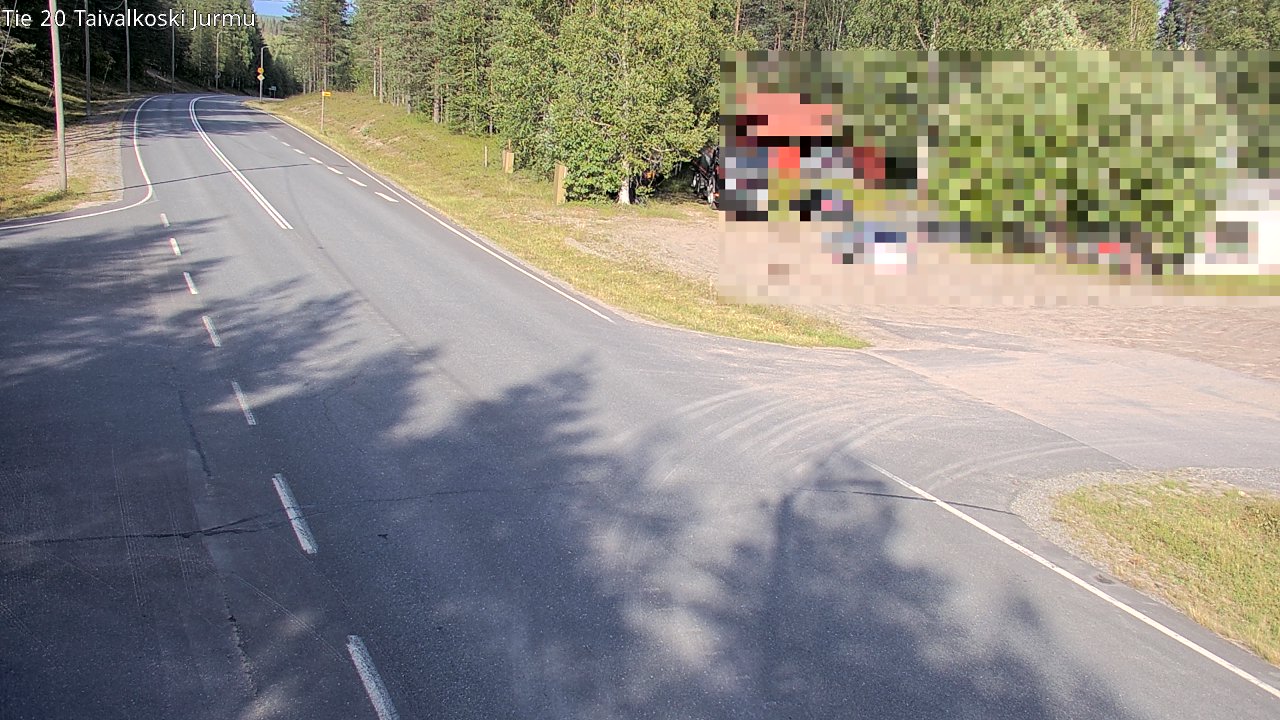 Kelikamerat Kuva Tie 20 Taivalkoski, Jurmu, Taivalkoski, Pohjois-Pohjanmaa