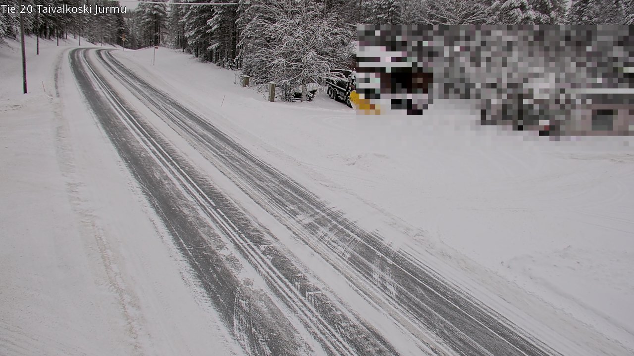 Weather Camera Image Väg 20 Taivalkoski, Jurmu, Taivalkoski, Pohjois-Pohjanmaa
