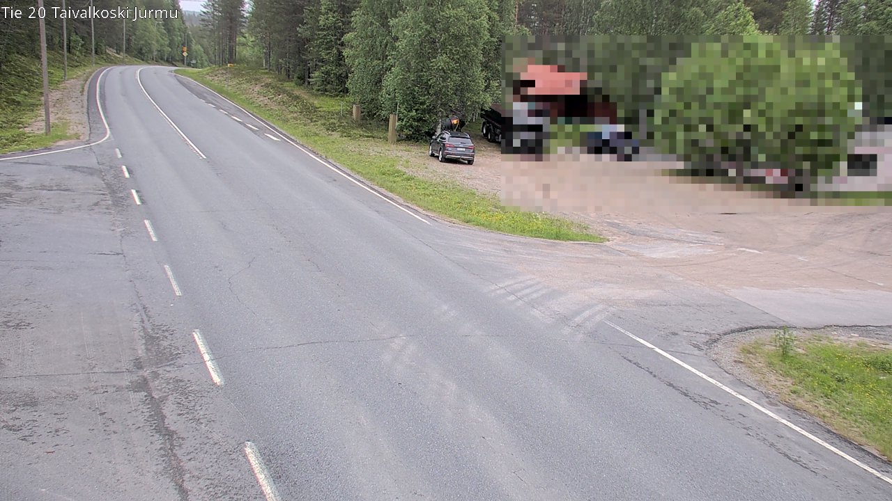 Kelikamerat Kuva Tie 20 Taivalkoski, Jurmu, Taivalkoski, Pohjois-Pohjanmaa