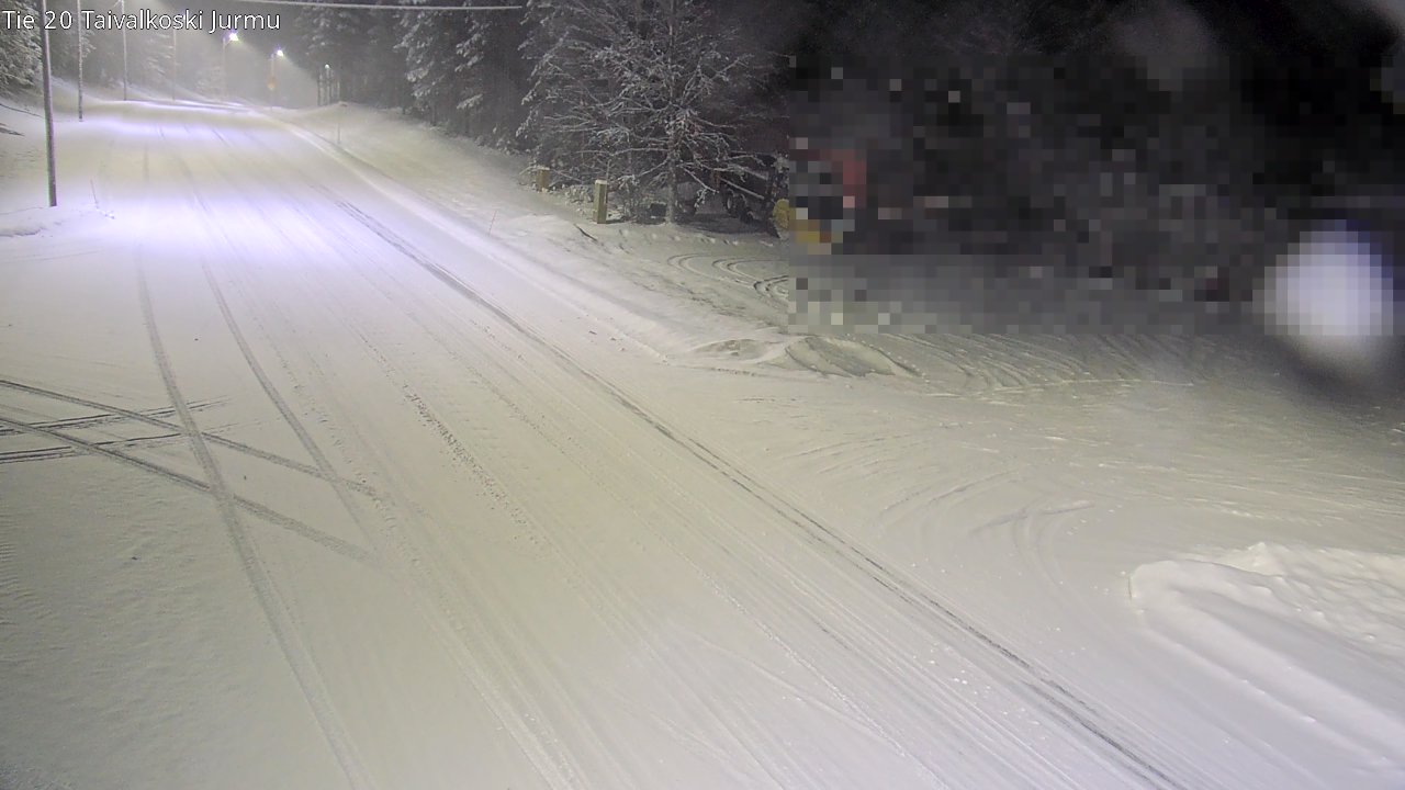 Weather Camera Image Väg 20 Taivalkoski, Jurmu, Taivalkoski, Pohjois-Pohjanmaa