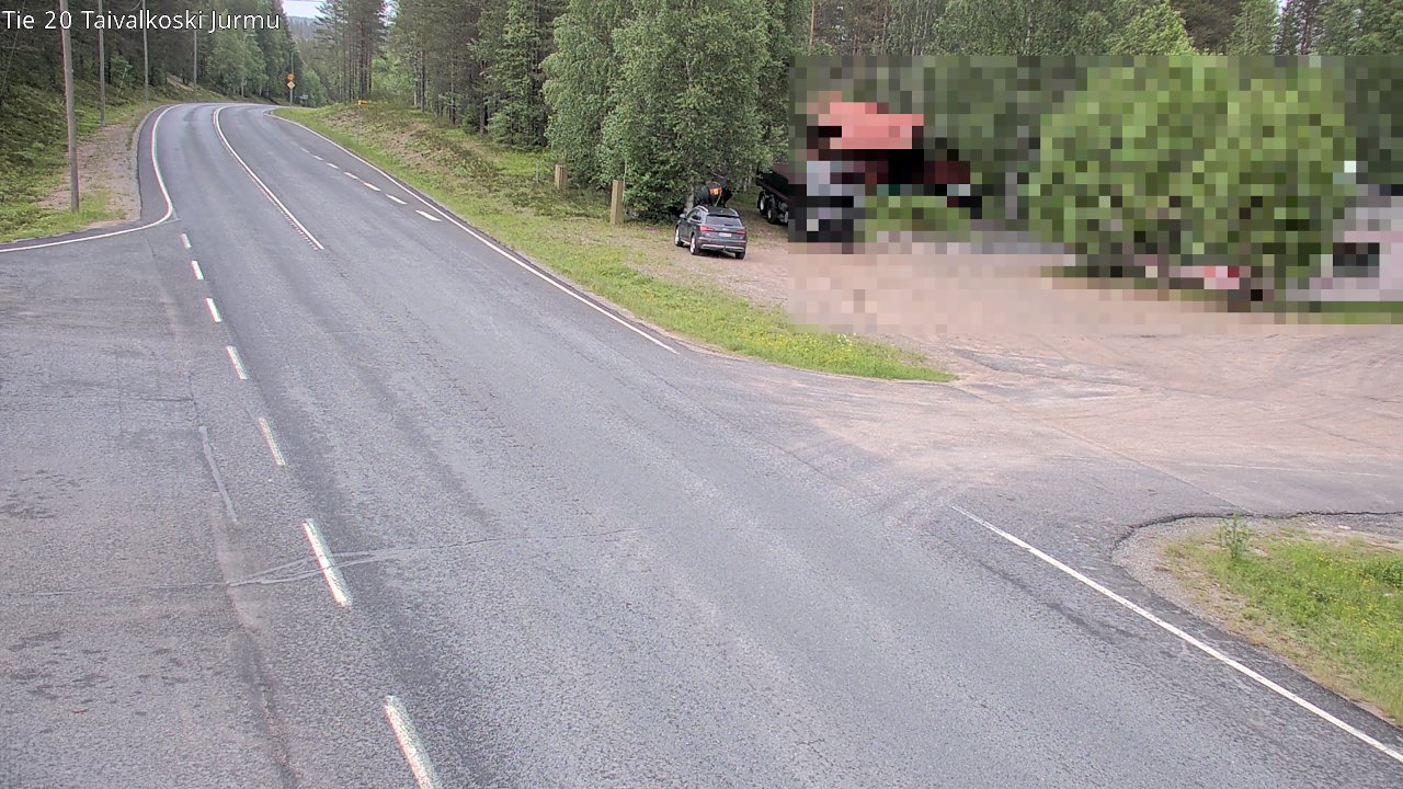 Kelikamerat Kuva Tie 20 Taivalkoski, Jurmu, Taivalkoski, Pohjois-Pohjanmaa