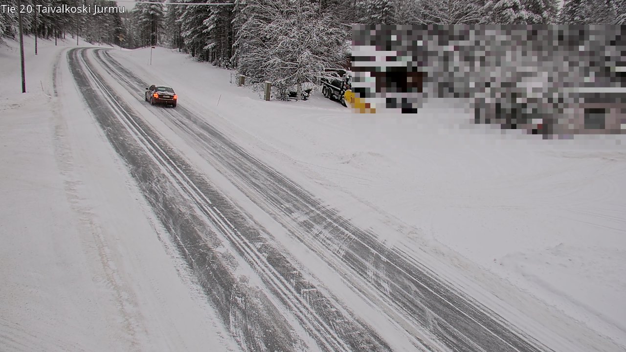 Weather Camera Image Väg 20 Taivalkoski, Jurmu, Taivalkoski, Pohjois-Pohjanmaa