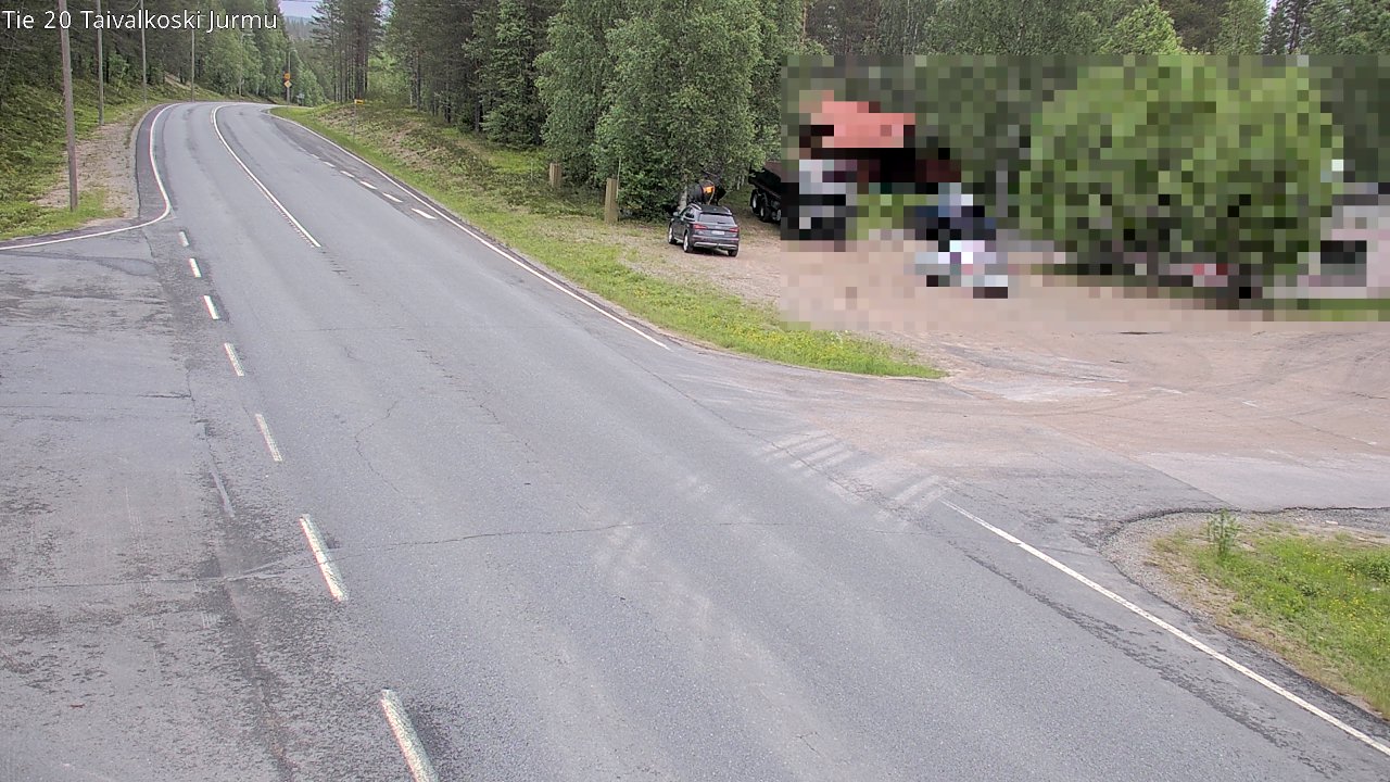 Kelikamerat Kuva Tie 20 Taivalkoski, Jurmu, Taivalkoski, Pohjois-Pohjanmaa