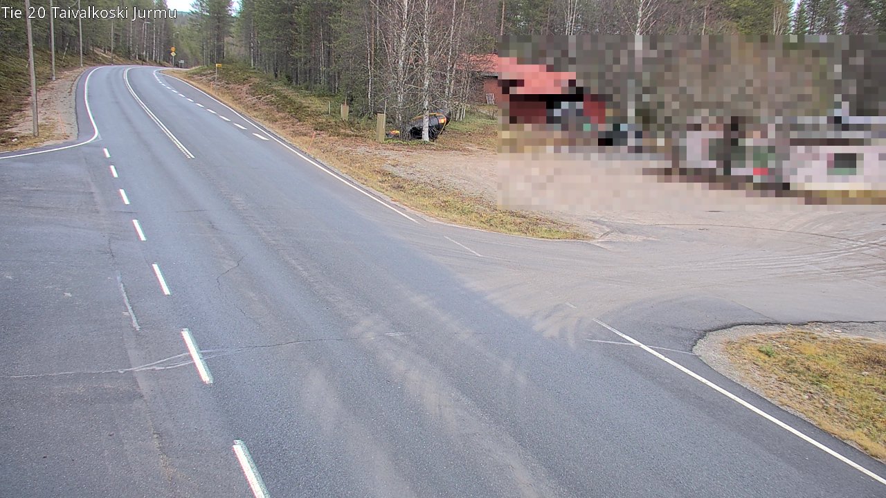 Kelikamerat Kuva Tie 20 Taivalkoski, Jurmu, Taivalkoski, Pohjois-Pohjanmaa