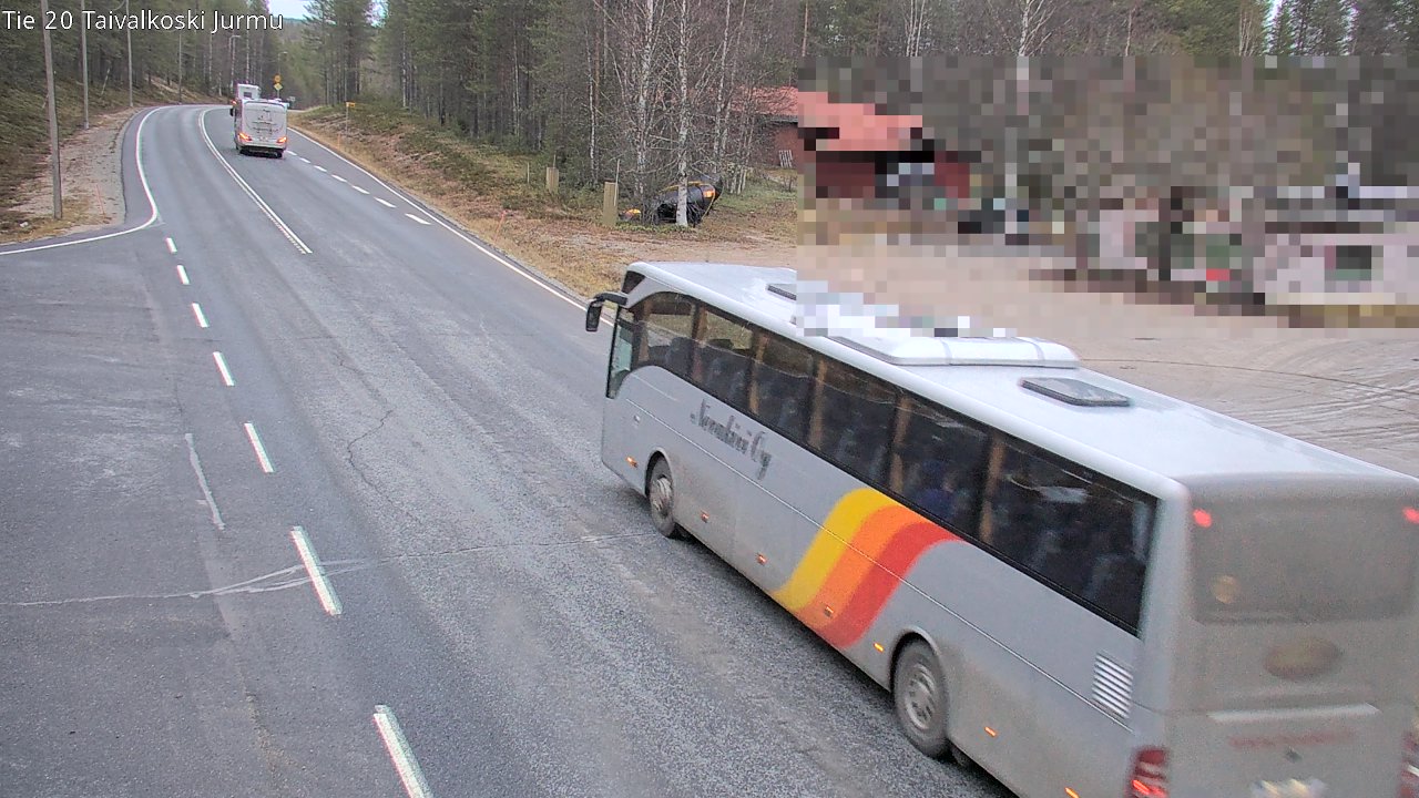 Kelikamerat Kuva Tie 20 Taivalkoski, Jurmu, Taivalkoski, Pohjois-Pohjanmaa