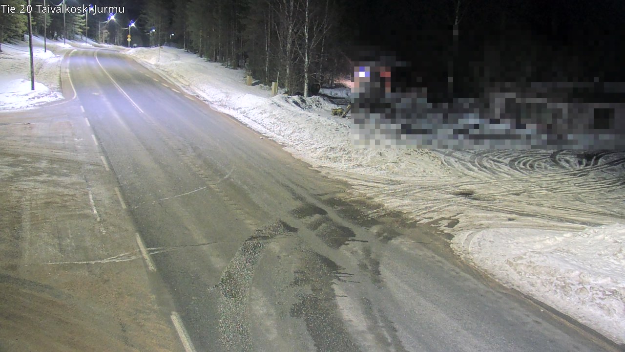 Weather Camera Image Road 20 Taivalkoski, Jurmu, Taivalkoski, Pohjois-Pohjanmaa