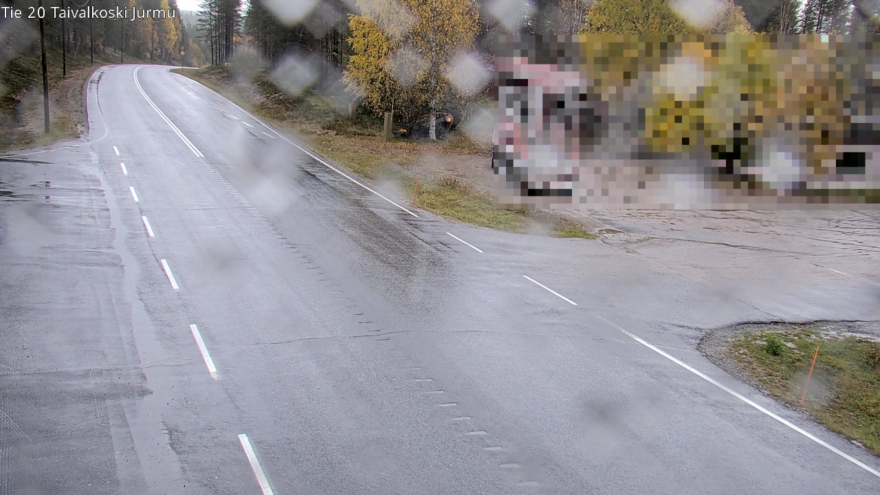 Weather Camera Image Väg 20 Taivalkoski, Jurmu, Taivalkoski, Pohjois-Pohjanmaa