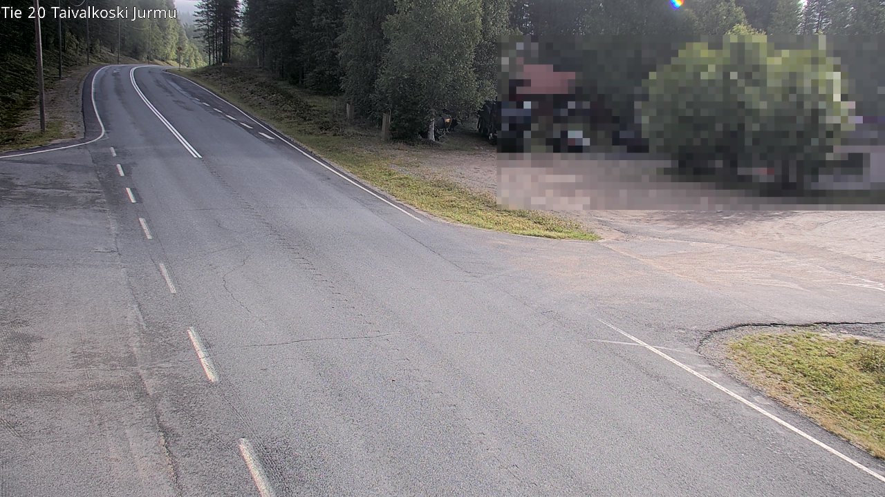 Weather Camera Image Road 20 Taivalkoski, Jurmu, Taivalkoski, Pohjois-Pohjanmaa