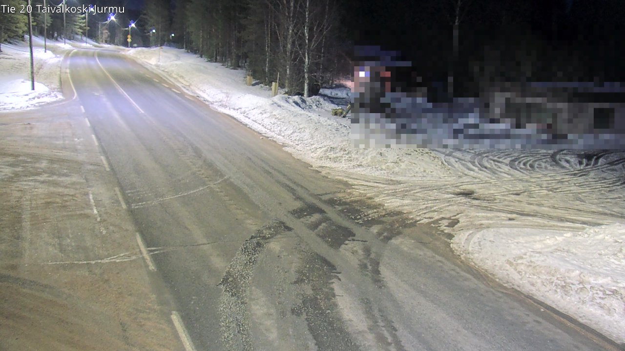 Weather Camera Image Road 20 Taivalkoski, Jurmu, Taivalkoski, Pohjois-Pohjanmaa