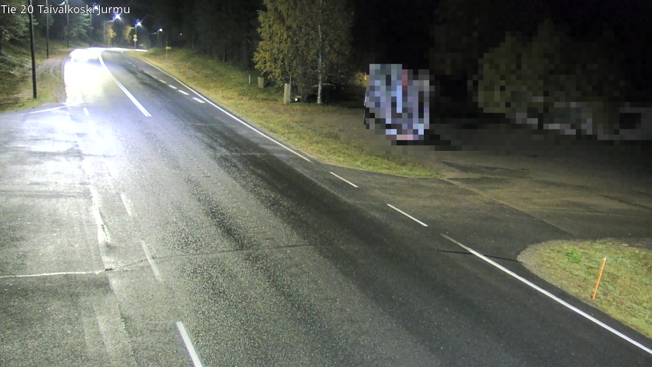 Weather Camera Image Väg 20 Taivalkoski, Jurmu, Taivalkoski, Pohjois-Pohjanmaa