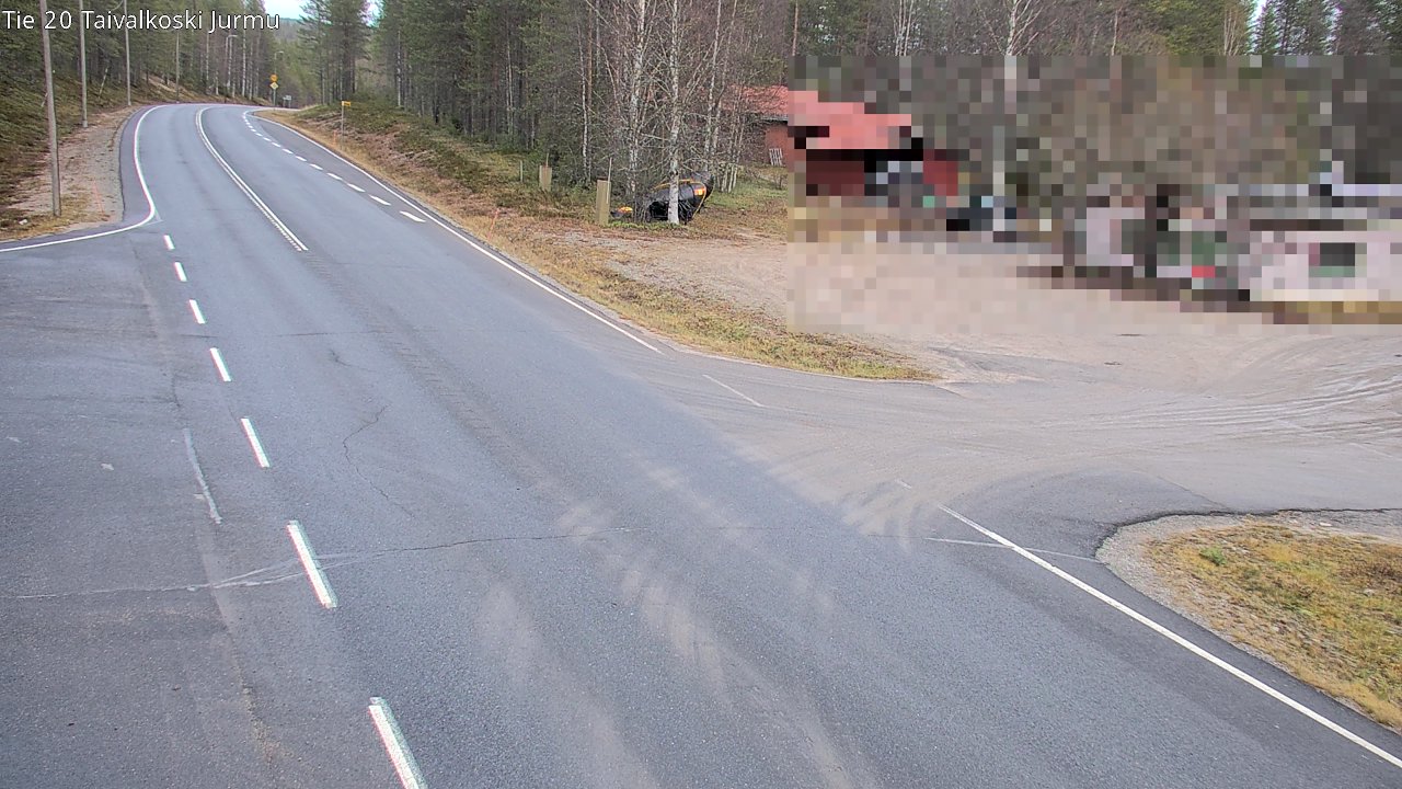 Kelikamerat Kuva Tie 20 Taivalkoski, Jurmu, Taivalkoski, Pohjois-Pohjanmaa