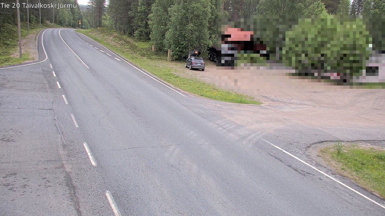 Kelikamerat Kuva Tie 20 Taivalkoski, Jurmu, Taivalkoski, Pohjois-Pohjanmaa