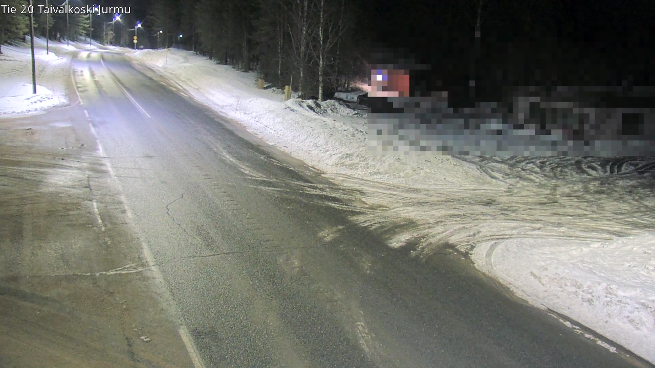 Kelikamerat Kuva Tie 20 Taivalkoski, Jurmu, Taivalkoski, Pohjois-Pohjanmaa