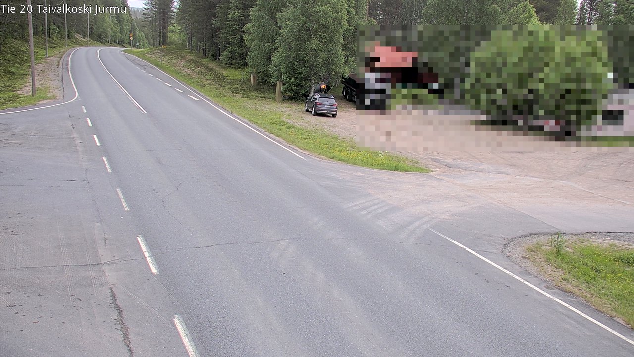 Kelikamerat Kuva Tie 20 Taivalkoski, Jurmu, Taivalkoski, Pohjois-Pohjanmaa