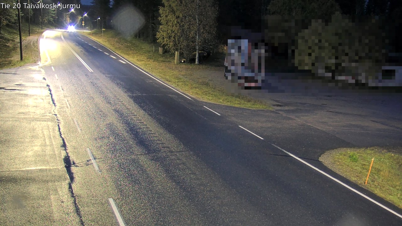 Weather Camera Image Väg 20 Taivalkoski, Jurmu, Taivalkoski, Pohjois-Pohjanmaa