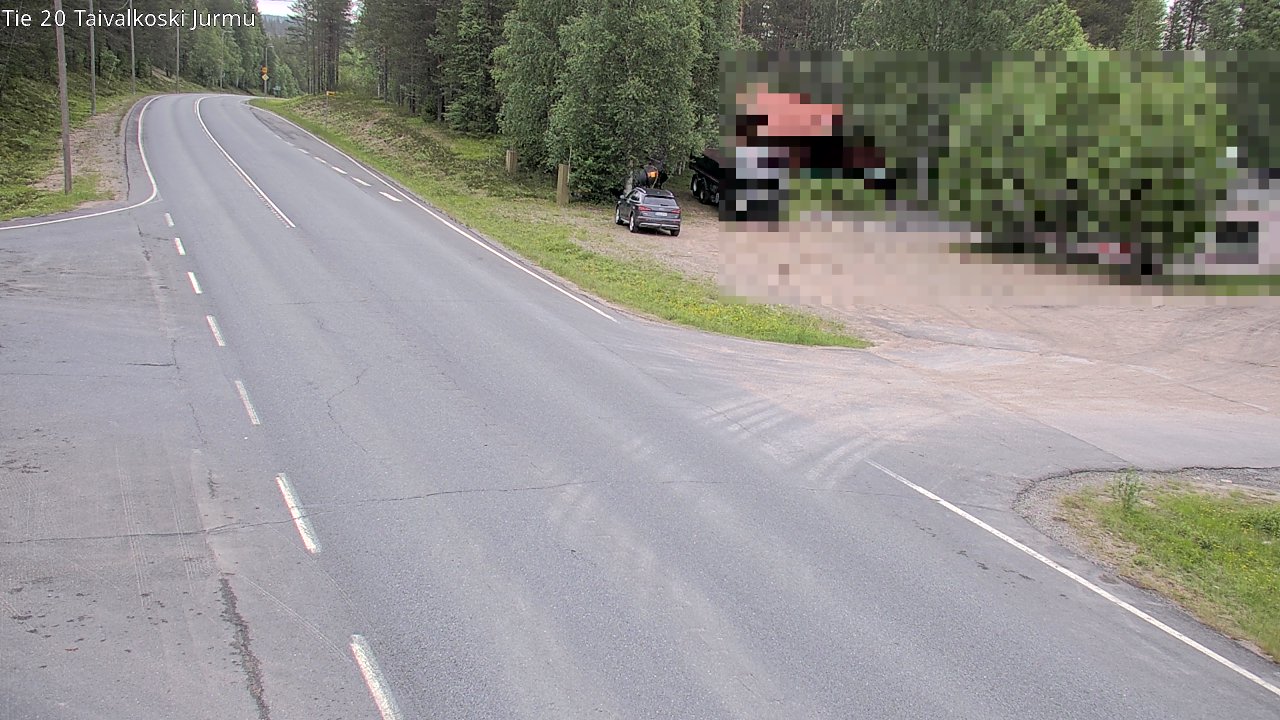 Kelikamerat Kuva Tie 20 Taivalkoski, Jurmu, Taivalkoski, Pohjois-Pohjanmaa