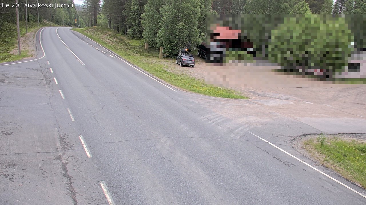 Kelikamerat Kuva Tie 20 Taivalkoski, Jurmu, Taivalkoski, Pohjois-Pohjanmaa