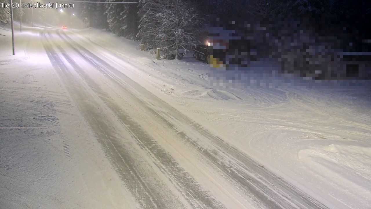Weather Camera Image Väg 20 Taivalkoski, Jurmu, Taivalkoski, Pohjois-Pohjanmaa