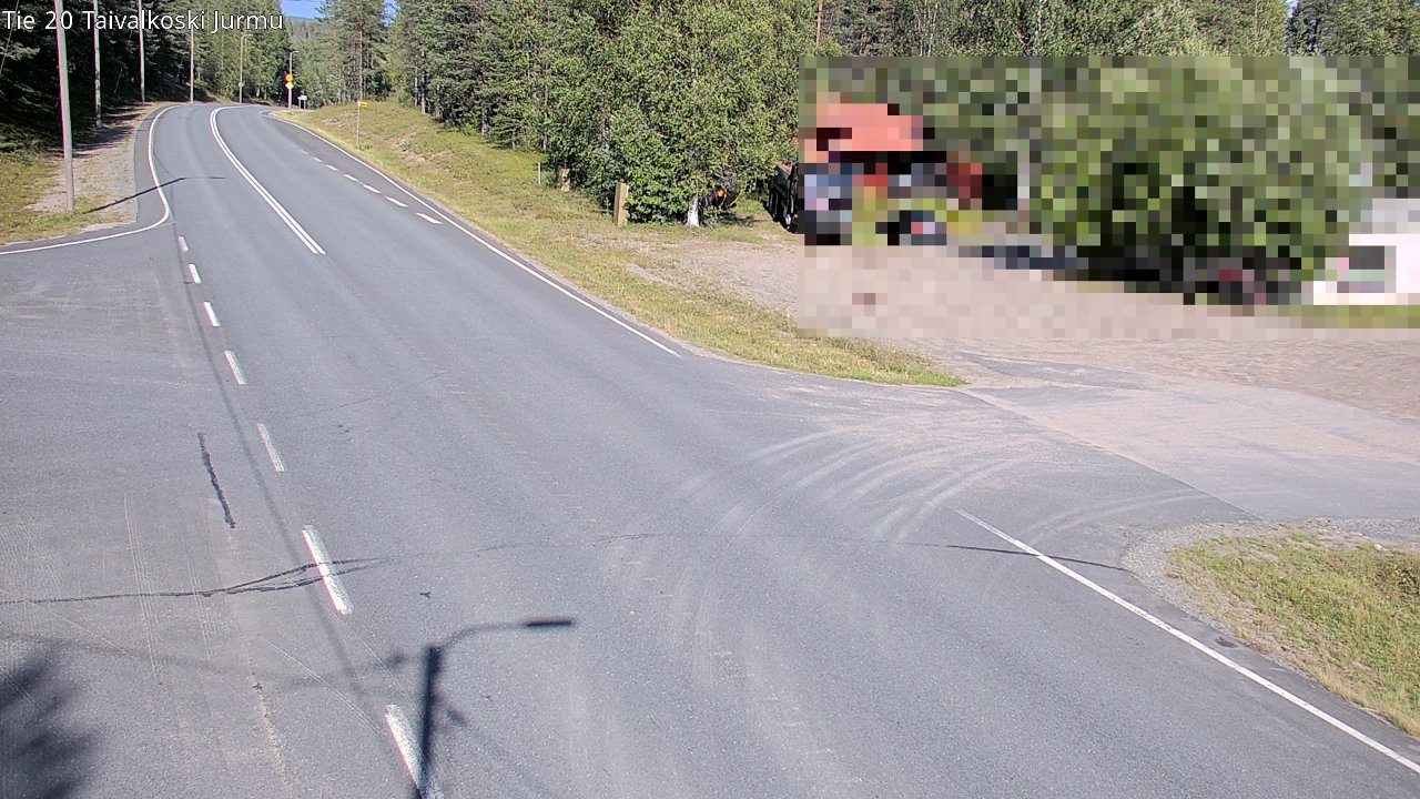 Kelikamerat Kuva Tie 20 Taivalkoski, Jurmu, Taivalkoski, Pohjois-Pohjanmaa
