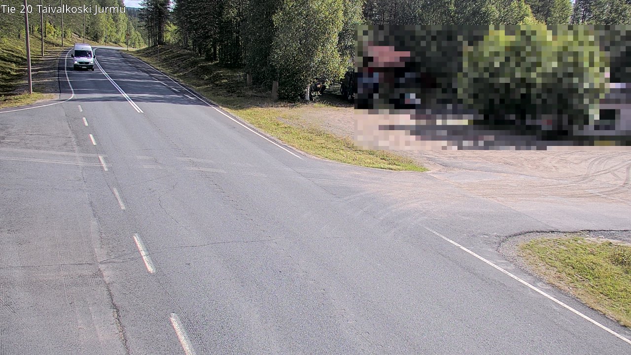 Weather Camera Image Road 20 Taivalkoski, Jurmu, Taivalkoski, Pohjois-Pohjanmaa