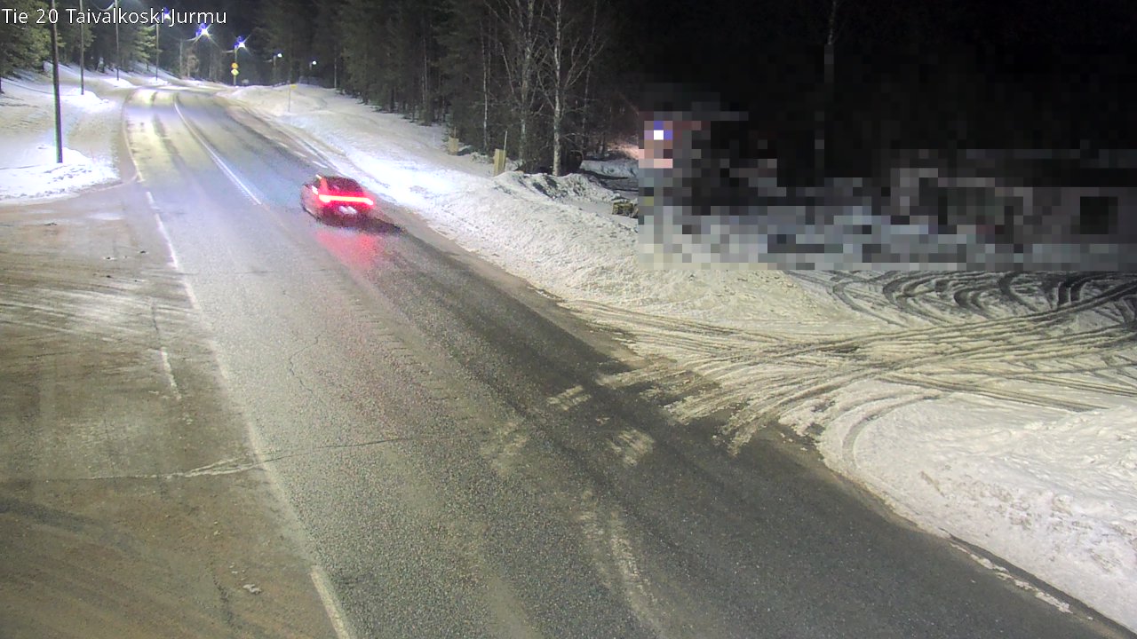Kelikamerat Kuva Tie 20 Taivalkoski, Jurmu, Taivalkoski, Pohjois-Pohjanmaa
