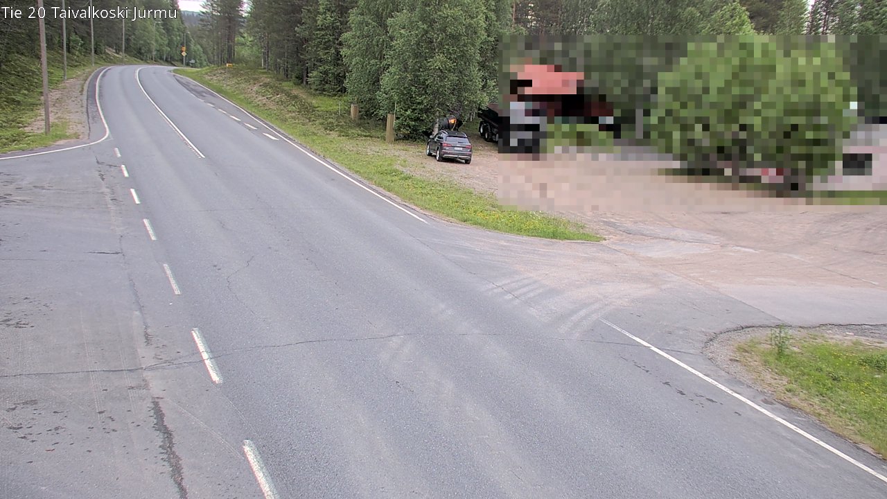 Kelikamerat Kuva Tie 20 Taivalkoski, Jurmu, Taivalkoski, Pohjois-Pohjanmaa