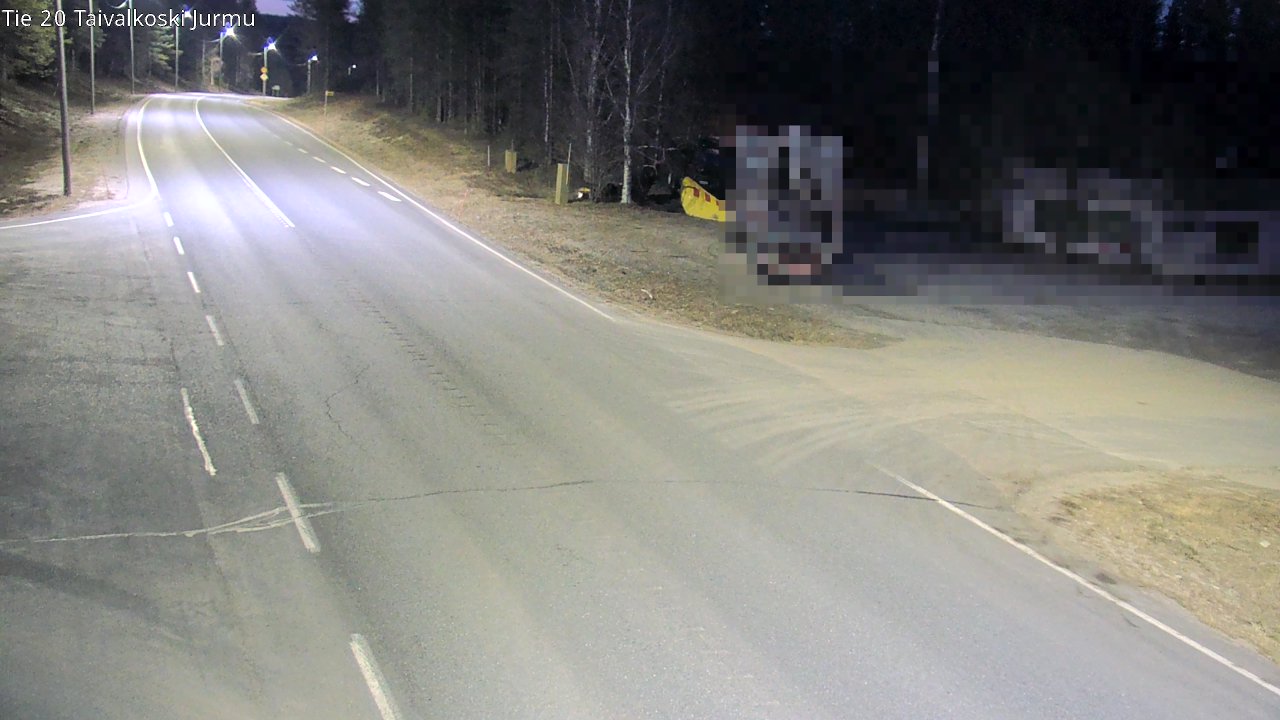 Weather Camera Image Road 20 Taivalkoski, Jurmu, Taivalkoski, Pohjois-Pohjanmaa
