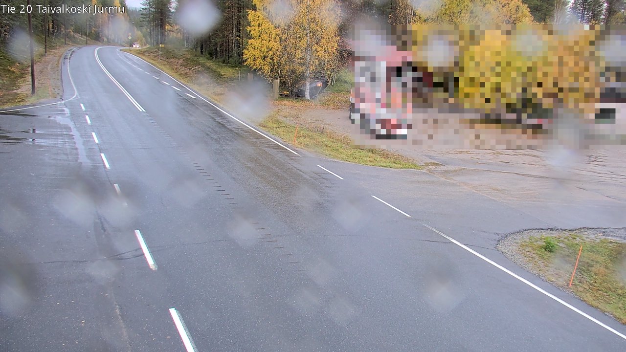 Weather Camera Image Väg 20 Taivalkoski, Jurmu, Taivalkoski, Pohjois-Pohjanmaa