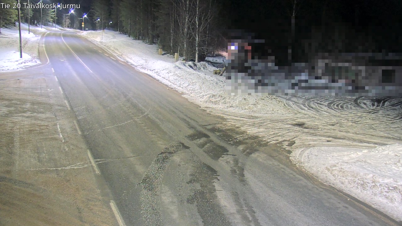 Weather Camera Image Road 20 Taivalkoski, Jurmu, Taivalkoski, Pohjois-Pohjanmaa