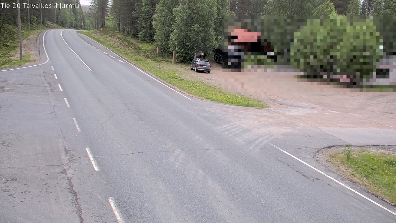 Kelikamerat Kuva Tie 20 Taivalkoski, Jurmu, Taivalkoski, Pohjois-Pohjanmaa
