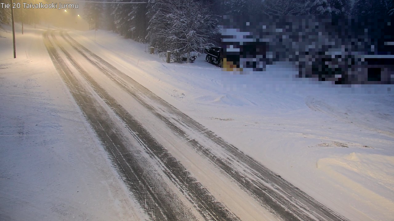 Weather Camera Image Road 20 Taivalkoski, Jurmu, Taivalkoski, Pohjois-Pohjanmaa