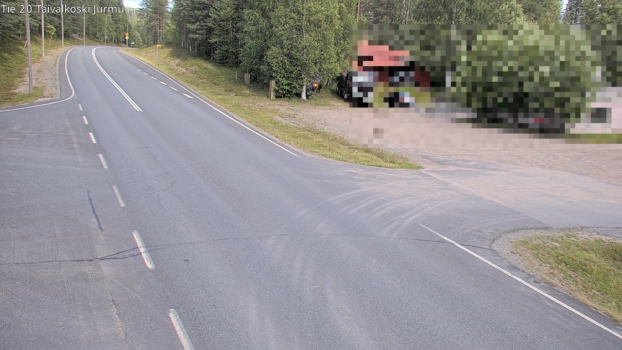 Kelikamerat Kuva Tie 20 Taivalkoski, Jurmu, Taivalkoski, Pohjois-Pohjanmaa