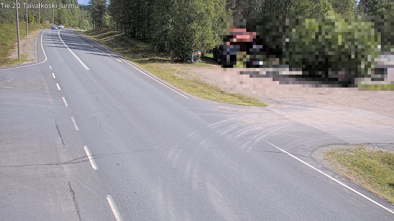 Kelikamerat Kuva Tie 20 Taivalkoski, Jurmu, Taivalkoski, Pohjois-Pohjanmaa