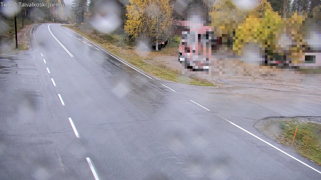 Weather Camera Image Väg 20 Taivalkoski, Jurmu, Taivalkoski, Pohjois-Pohjanmaa