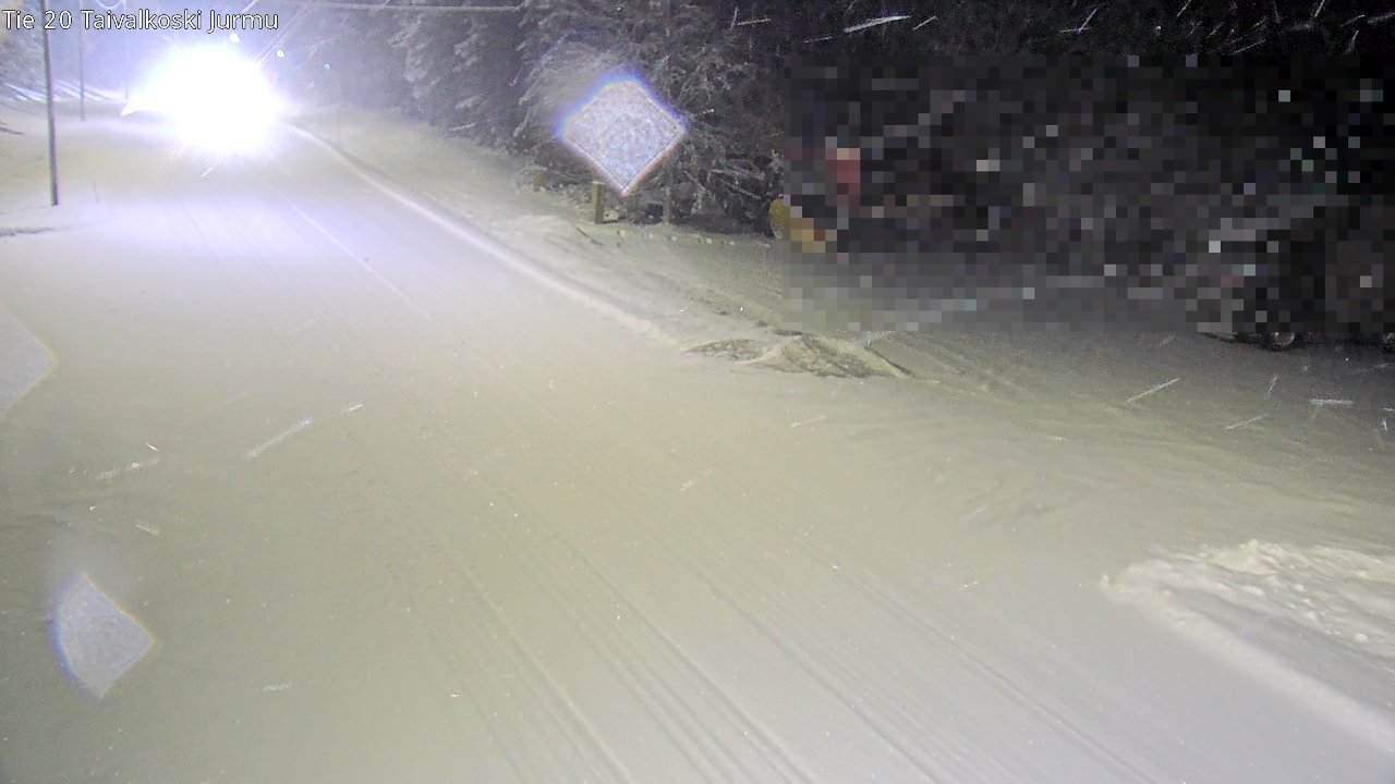 Kelikamerat Kuva Tie 20 Taivalkoski, Jurmu, Taivalkoski, Pohjois-Pohjanmaa