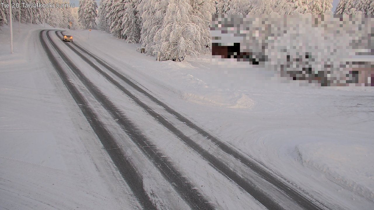 Weather Camera Image Road 20 Taivalkoski, Jurmu, Taivalkoski, Pohjois-Pohjanmaa