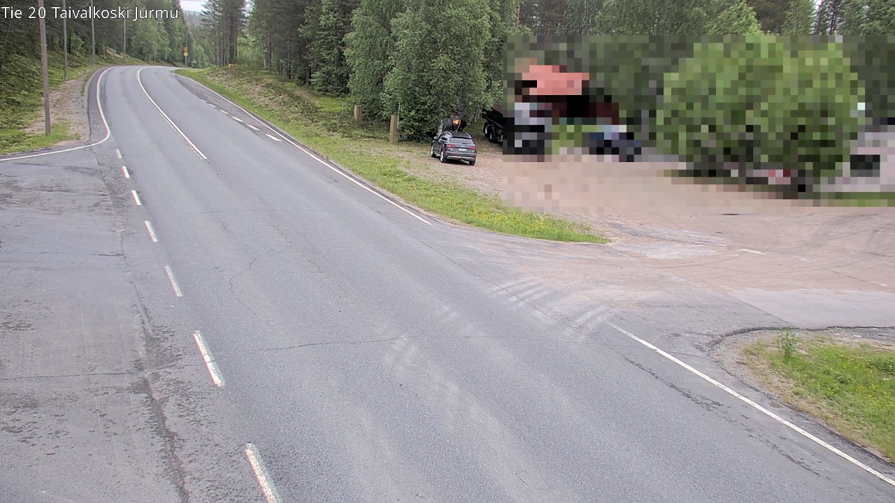 Kelikamerat Kuva Tie 20 Taivalkoski, Jurmu, Taivalkoski, Pohjois-Pohjanmaa